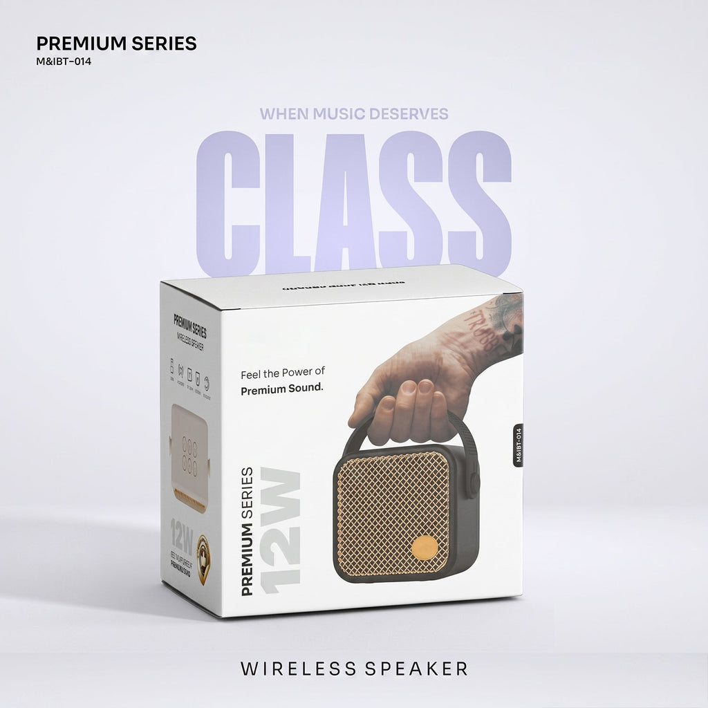 12W Wireless Bluetooth Mini Speaker – Rich Bass, Rechargeable