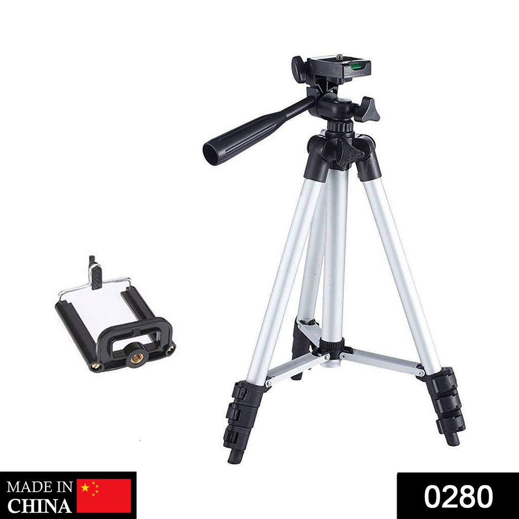 41-Inch Mobile & Camera Tripod with Phone Holder and Carry Bag