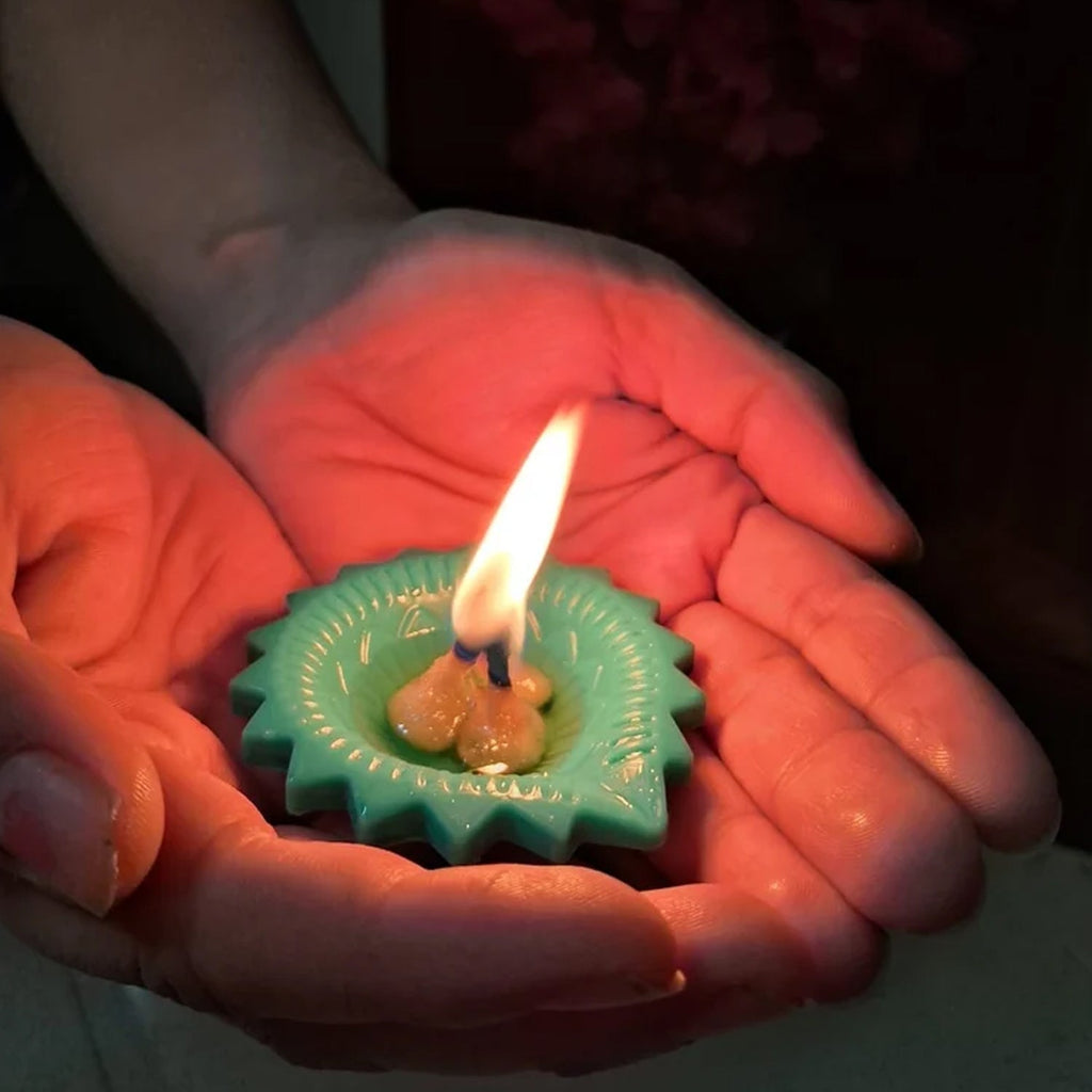 Reusable Silicone Diya Set of 6 – Colourful Diwali Lamps