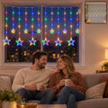 Multicolour Star LED Curtain Lights – Diwali & Party Decor
