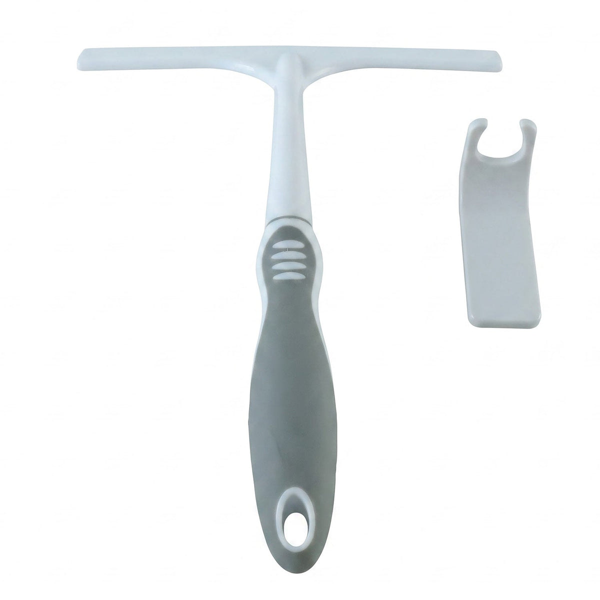 Glass & Mirror Squeegee Wiper with Holder for Bathroom