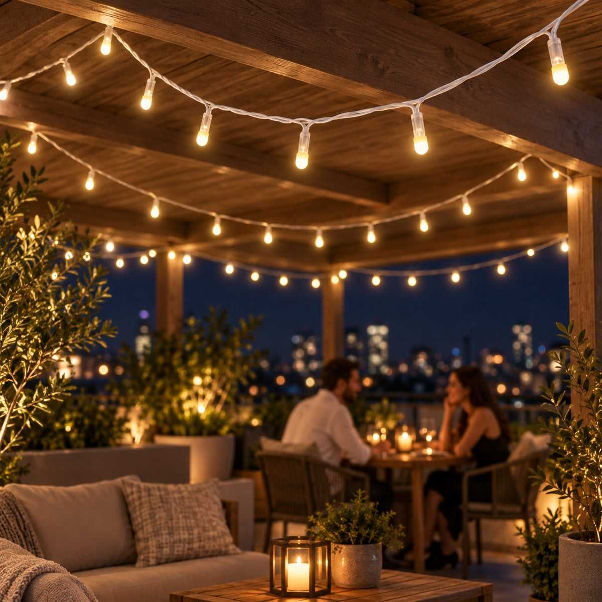 Warm White LED String Lights – 10 Metre Diwali Light Series