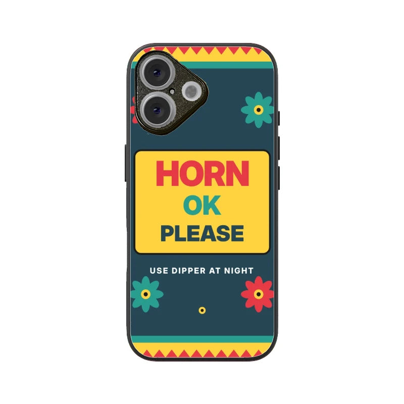 Horn OK Please Truck Art Phone Back Cover - Apple iPhone 16 Plus