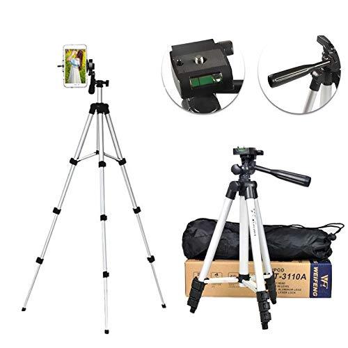 41-Inch Mobile & Camera Tripod with Phone Holder and Carry Bag