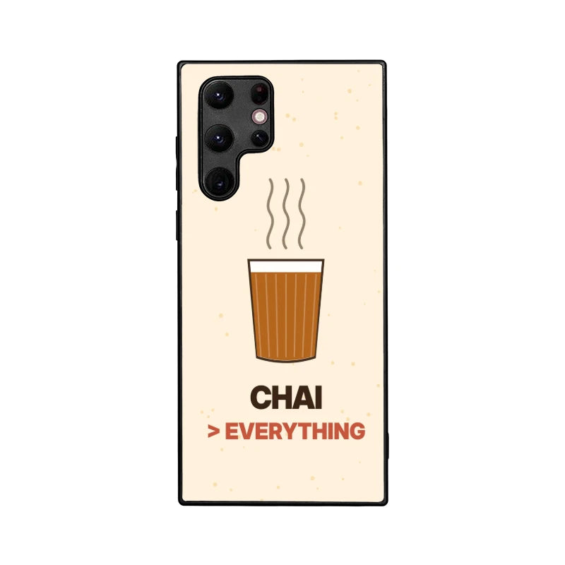 Chai Over Everything Phone Back Cover - Samsung Galaxy S22 Ultra