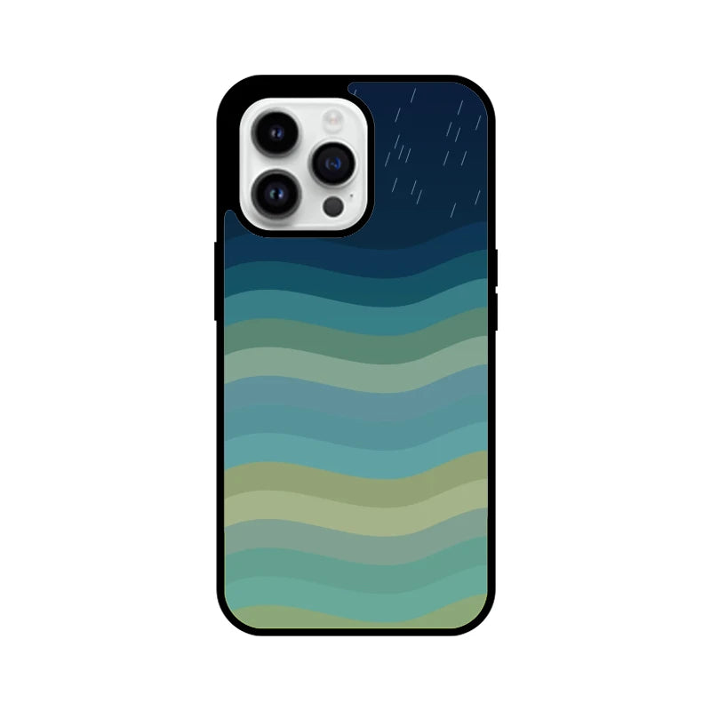Monsoon Waves Phone Back Cover - Apple iPhone 15 Pro