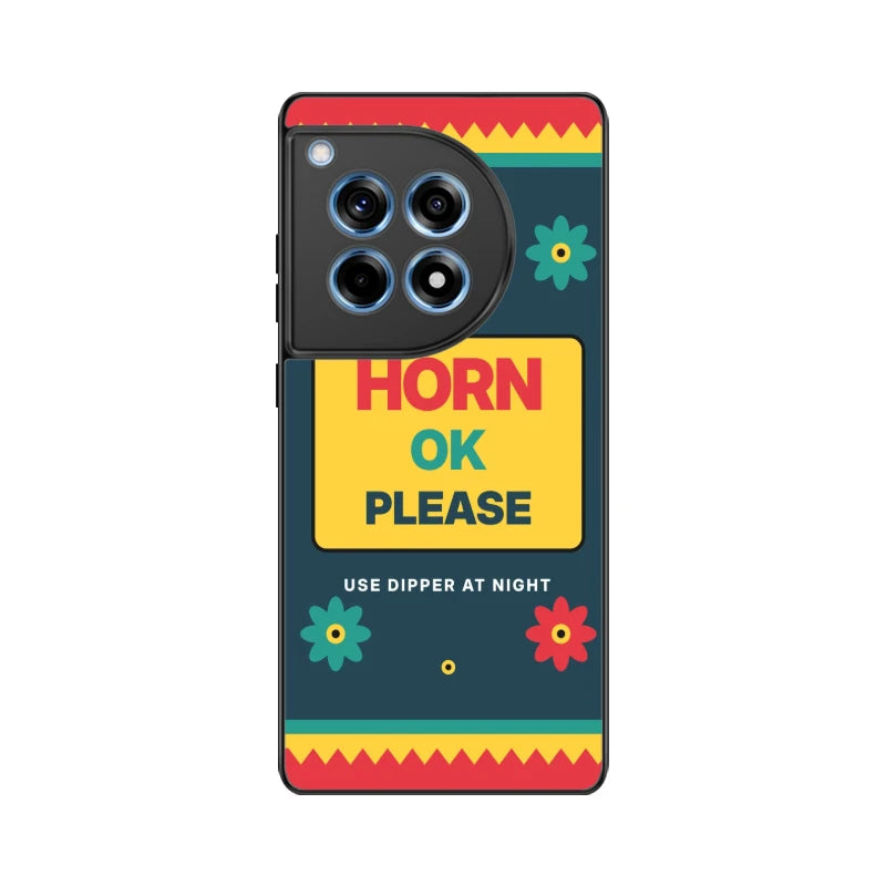Horn OK Please Truck Art Phone Back Cover - OnePlus 12R
