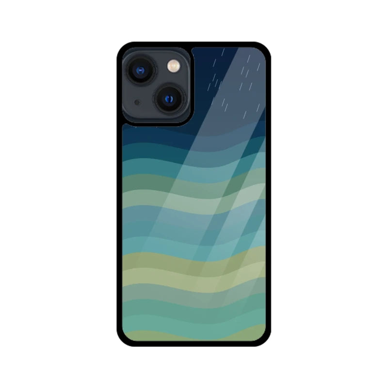 Monsoon Waves Phone Back Cover - Apple iPhone 13 Mini