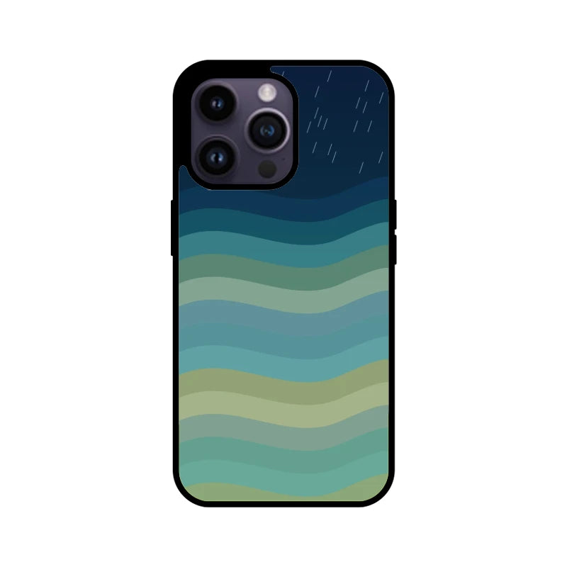 Monsoon Waves Phone Back Cover - Apple iPhone 15 Pro Max