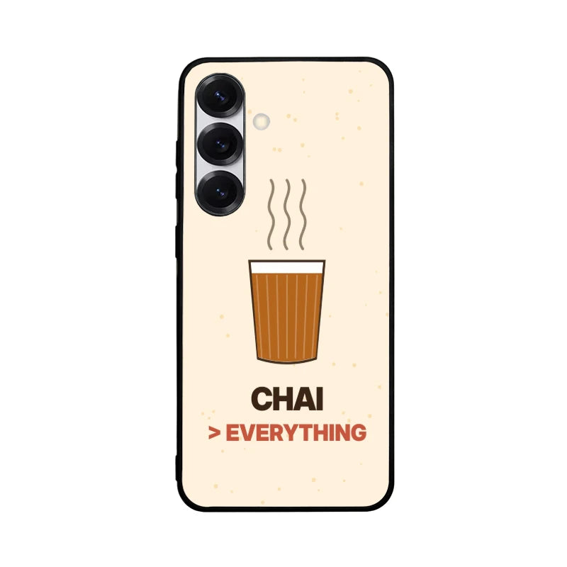 Chai Over Everything Phone Back Cover - Samsung Galaxy S25