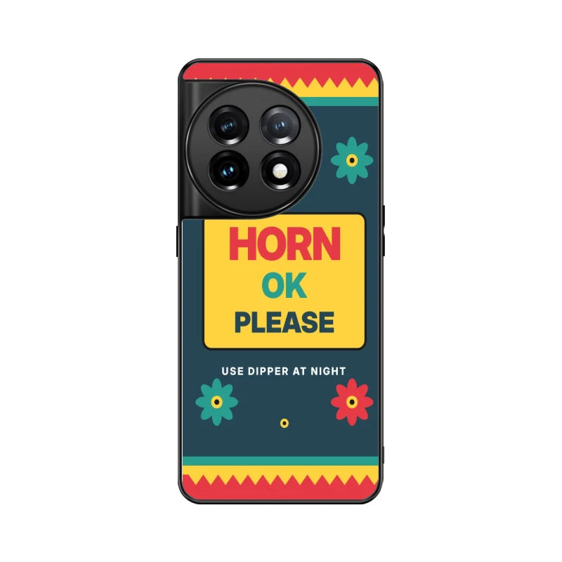 Horn OK Please Truck Art Phone Back Cover - OnePlus 11