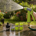 High-Pressure Garden Hose Spray Nozzle – Zinc Alloy, 3 Spray Modes