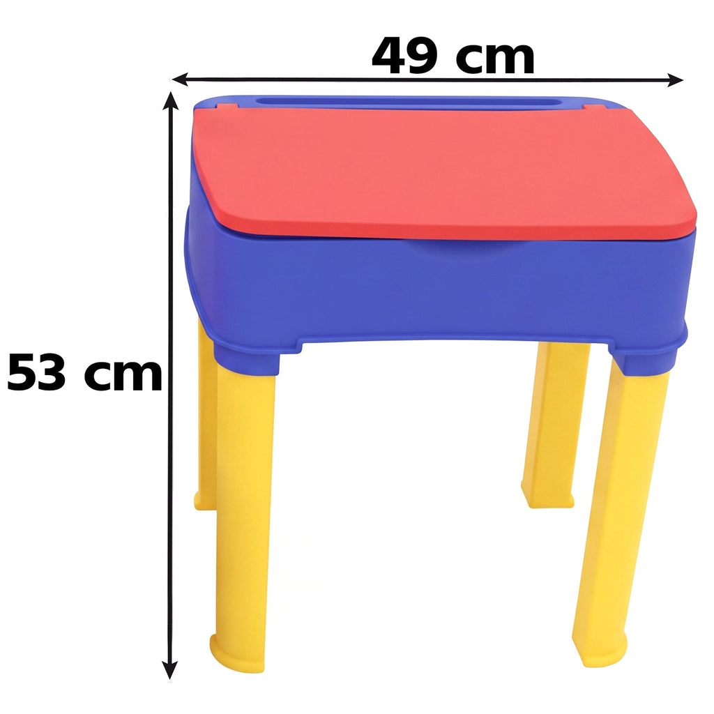 Kids Study Table & Chair Set with Learning Board