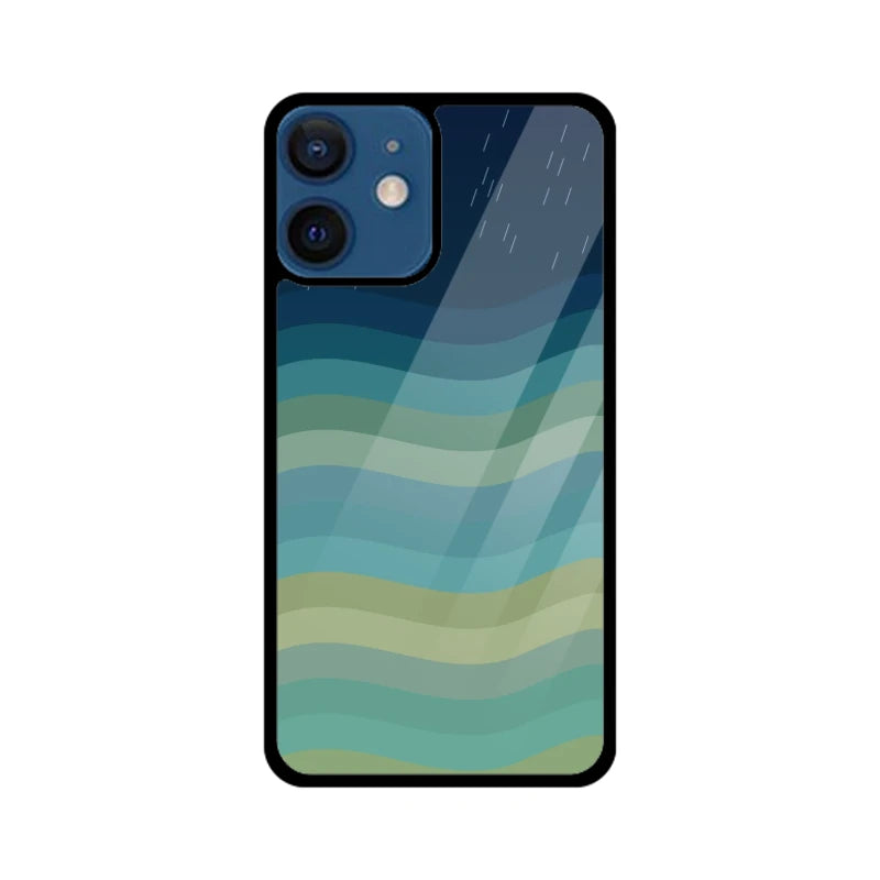 Monsoon Waves Phone Back Cover - Apple iPhone 12 Mini