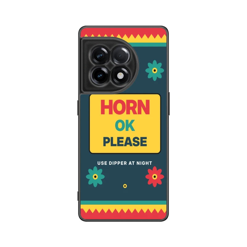 Horn OK Please Truck Art Phone Back Cover - OnePlus 11R