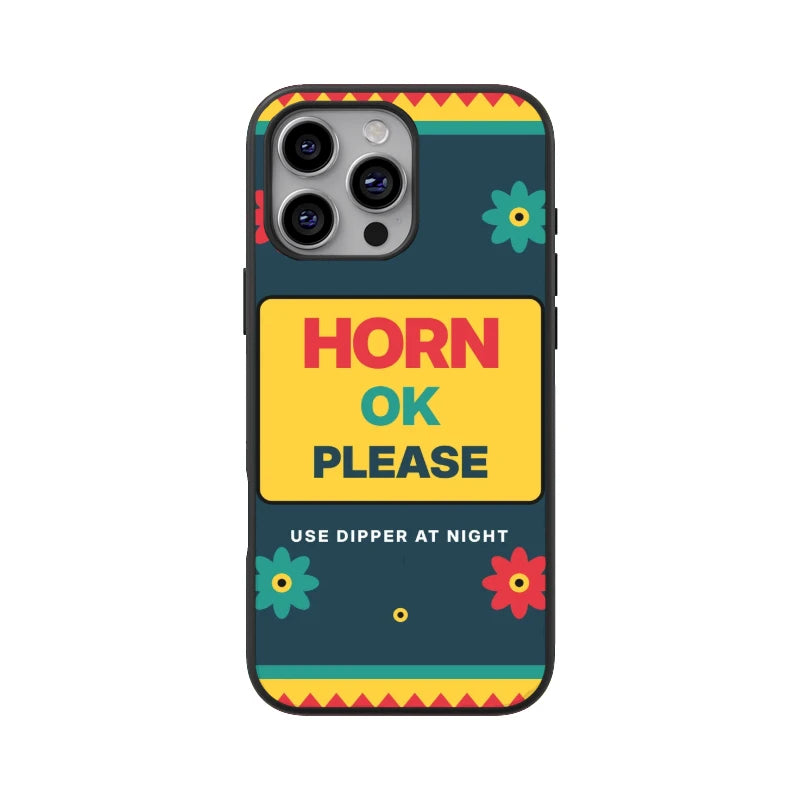 Horn OK Please Truck Art Phone Back Cover - Apple iPhone 16 Pro