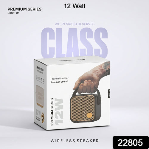 12W Wireless Bluetooth Mini Speaker – Rich Bass, Rechargeable