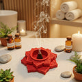 Lotus Shape Decorative Diya – Candle Holder & Dhoop Stand